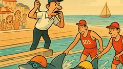 Barzelletta: Cosa fanno due squali in una gara?