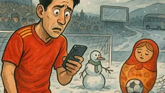 Barzelletta: SMS del bomber in Russia