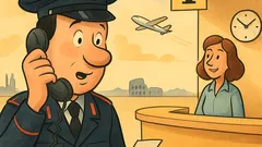 Barzelletta: Un carabiniere chiama l’aeroporto, poi…