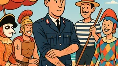 Barzelletta: Come riconoscere un carabiniere in spiaggia?