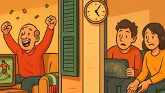 Barzelletta: Urlo “gol”, loro esultano dopo.