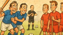 Barzelletta: E se facciamo una partitina a hockey?