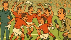 Barzelletta: Dopo la partita, tarantella in campo